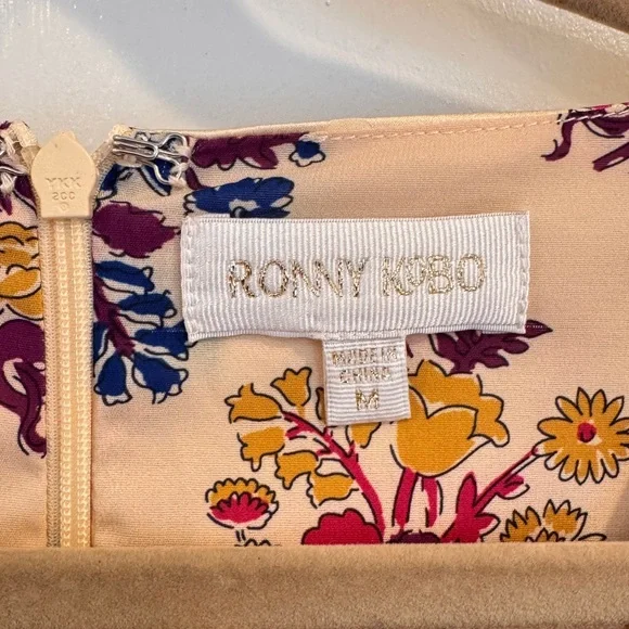 RONNY KOBO Monica Floral-Print Ruched Dress . - Picture 5 of 8